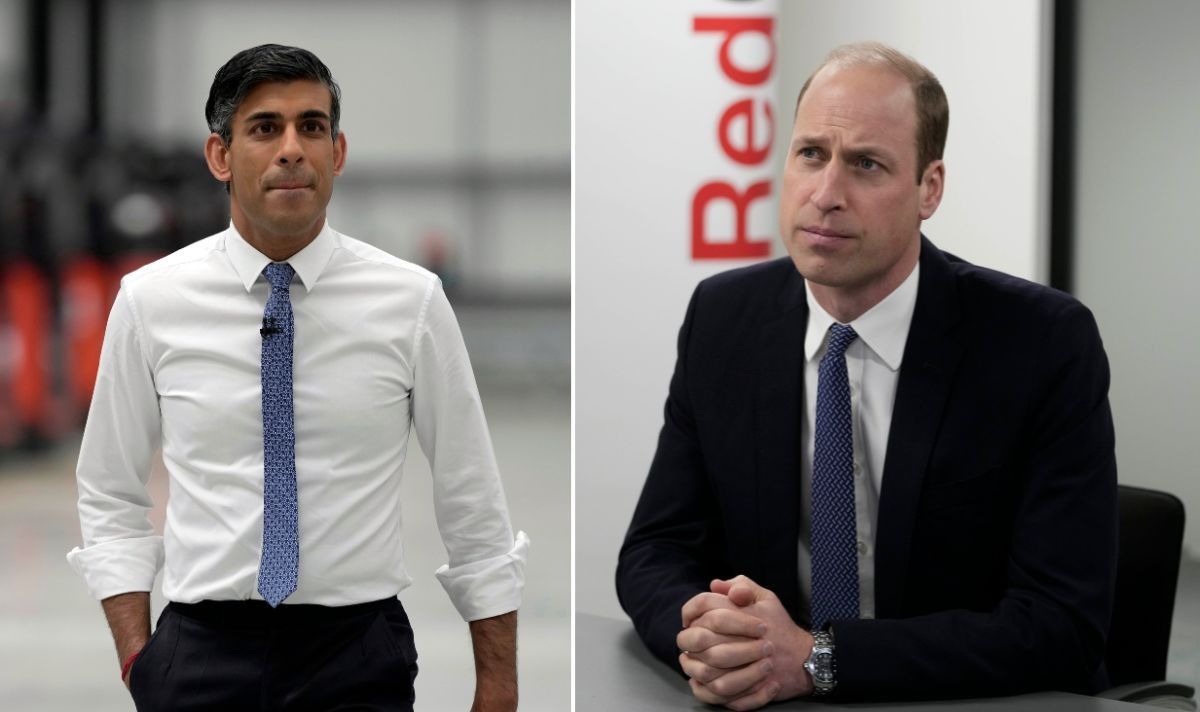 Rishi Sunak and Prince William
