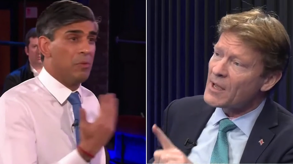 Rishi Sunak and Richard Tice