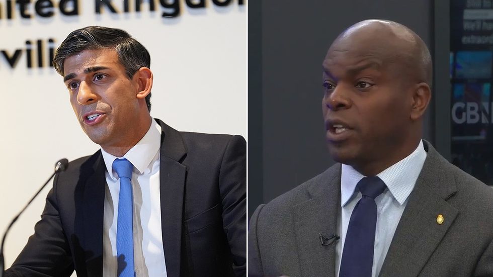 Rishi Sunak and Shaun Bailey