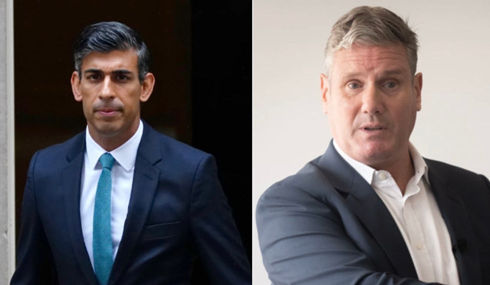 Rishi Sunak and Sir Keir Starmer