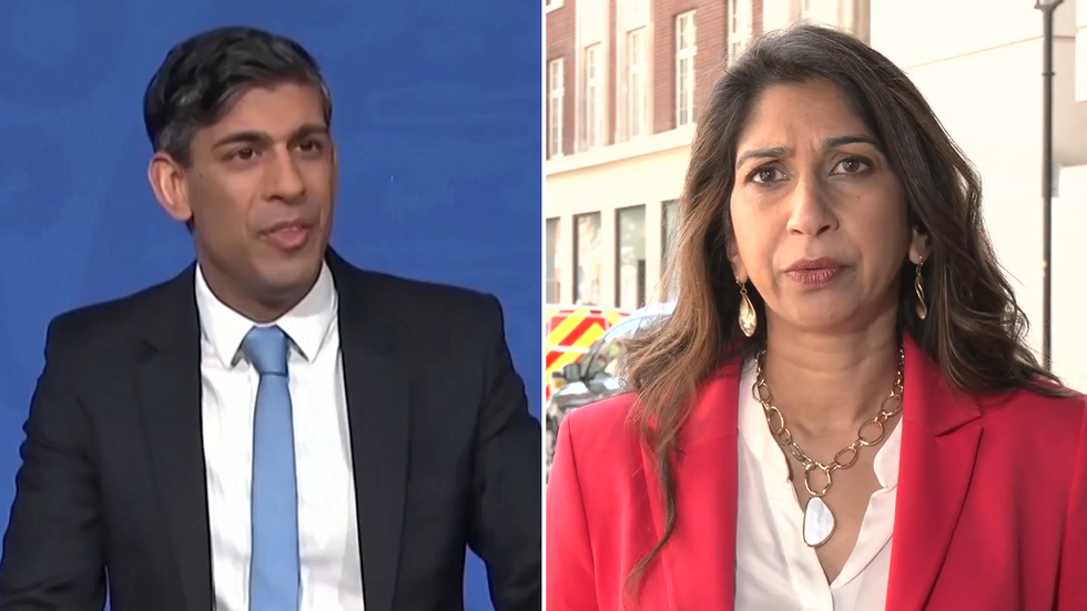 Rishi Sunak and Suella Braverman