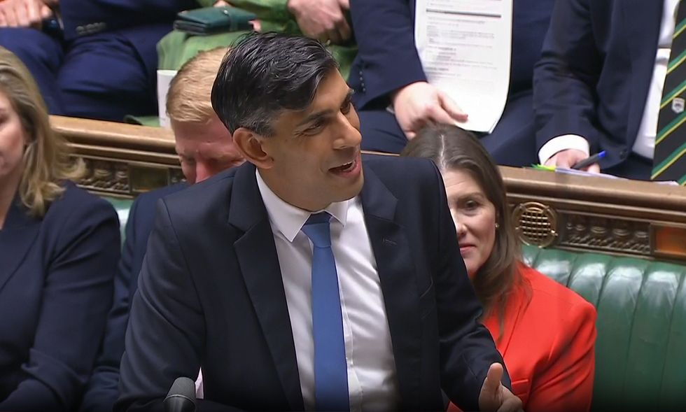 Rishi Sunak at PMQs