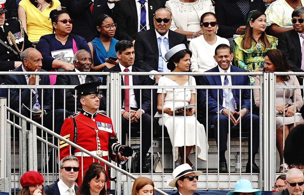 Rishi Sunak at Trooping the Colour