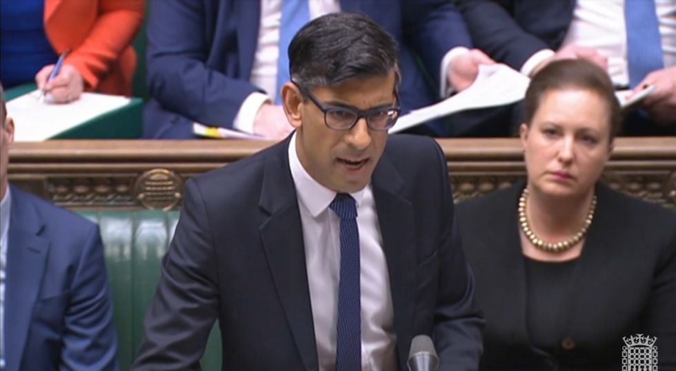 Rishi Sunak attacked the leader of the Labour Party during PMQs