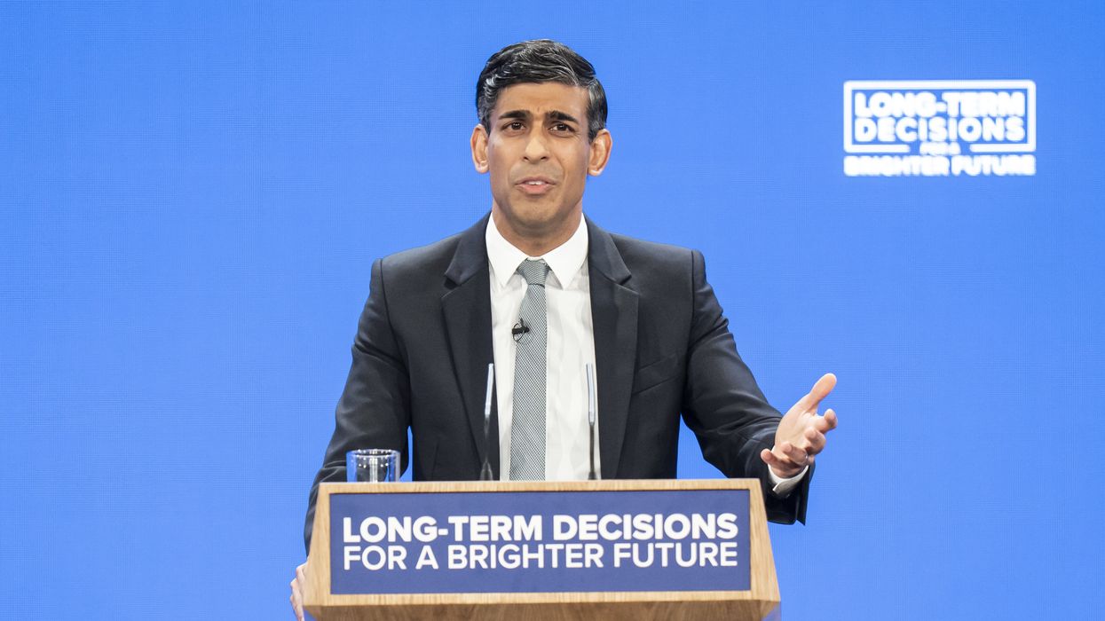 Rishi Sunak delivers keynote speech at the Conservative Party Conference