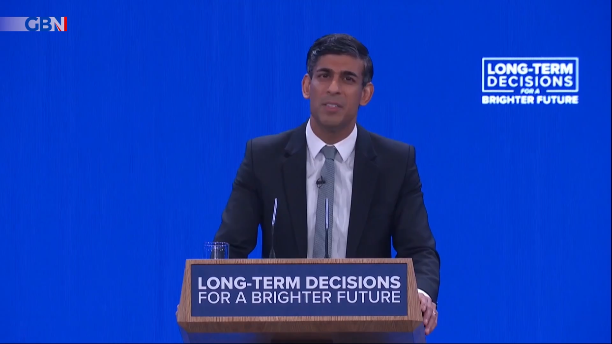 Rishi Sunak delivers keynote speech at the Conservative Party Conference