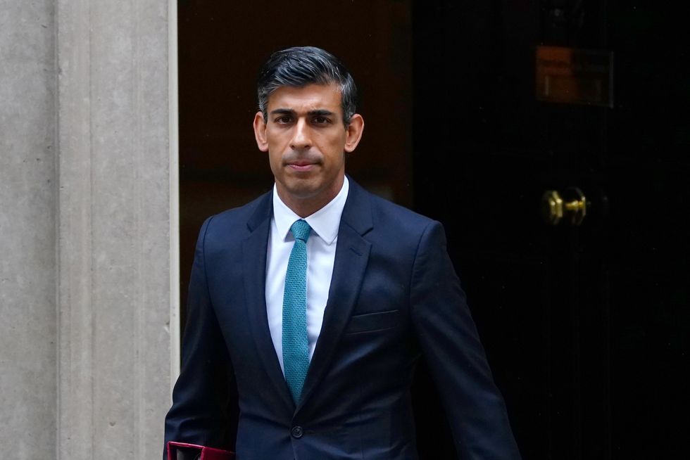 Rishi Sunak departs 10 Downing Street, Westminster, London, to attend his first Prime Minister's Questions as Prime Minister at the Houses of Parliament. Picture date: Wednesday October 26, 2022.