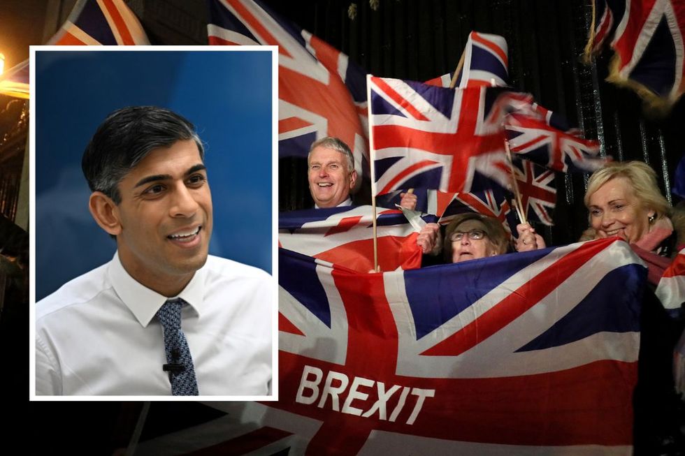 Rishi Sunak hailed Britain's achievements since leaving the EU