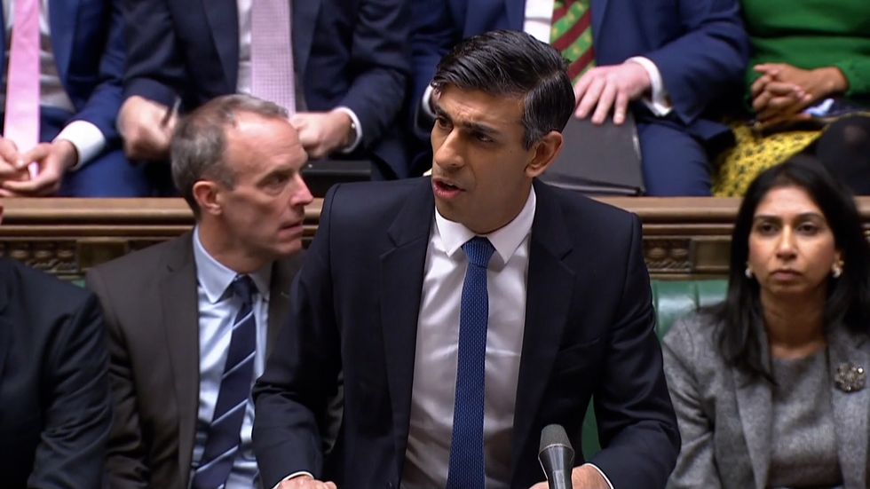 Rishi Sunak highlighted the NHS in Labour-run Wales was suffering from large ambulance waiting times