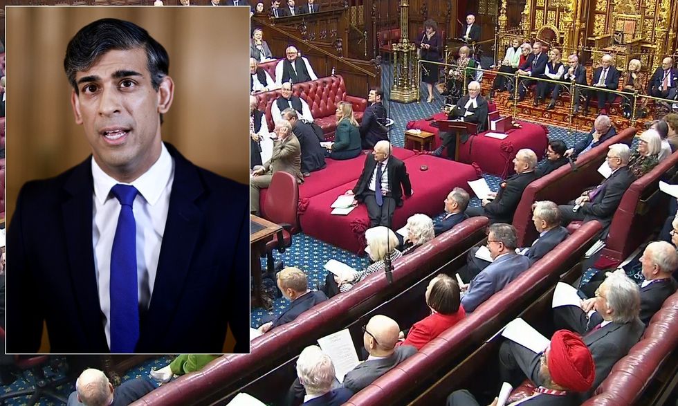 Rishi Sunak/House of Lords