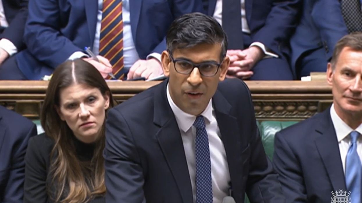 Rishi Sunak in the House of Commons