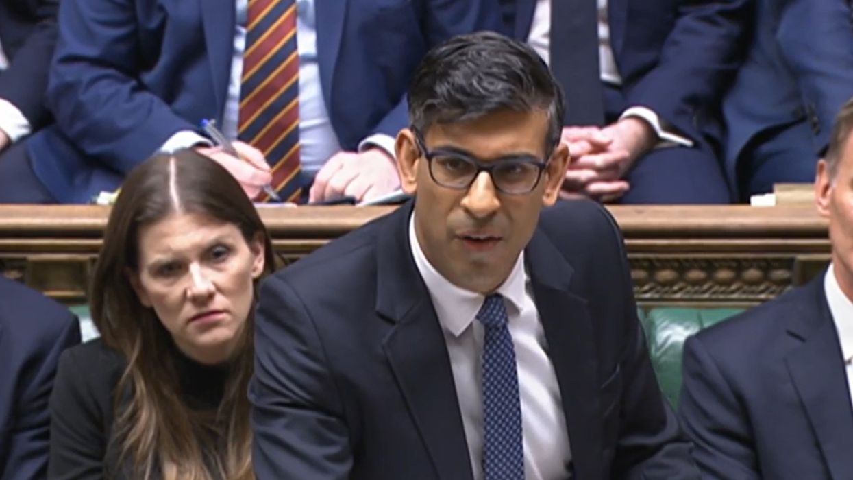 Rishi Sunak in the House of Commons