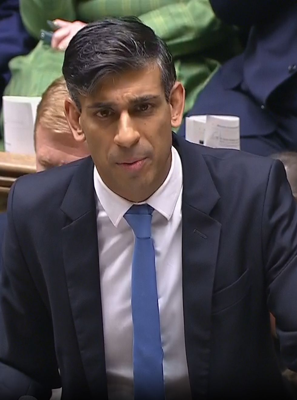 Rishi Sunak in the House of Commons