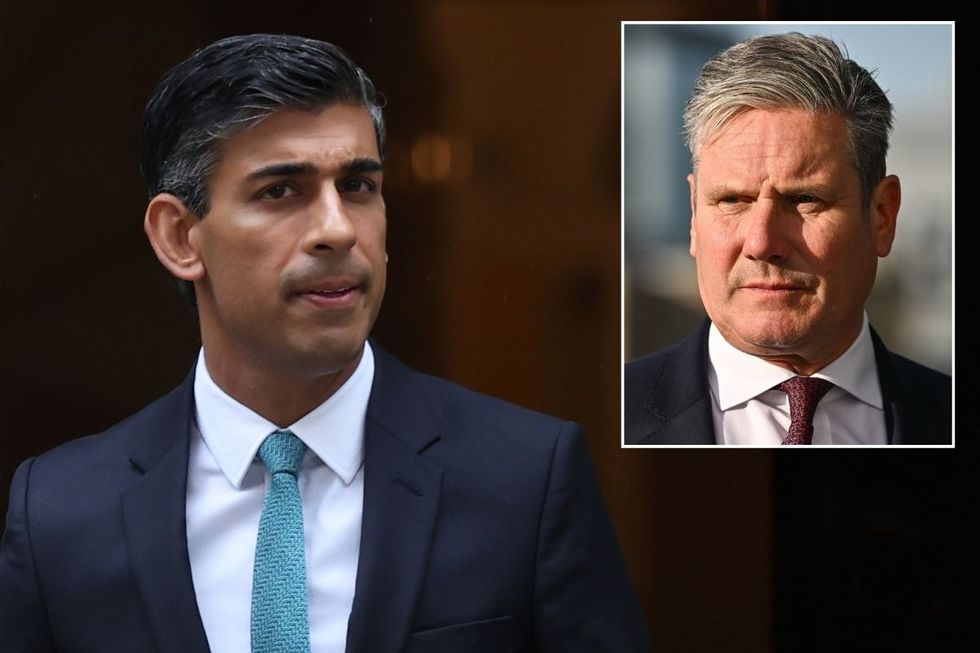 Rishi Sunak is suggesting tax cuts after Keir Starmer back-peddled on his green agenda