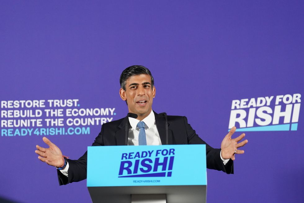 Rishi Sunak is the early frontrunner