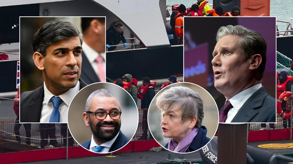 Rishi Sunak, James Cleverly, Yvette Cooper, Keir Starmer