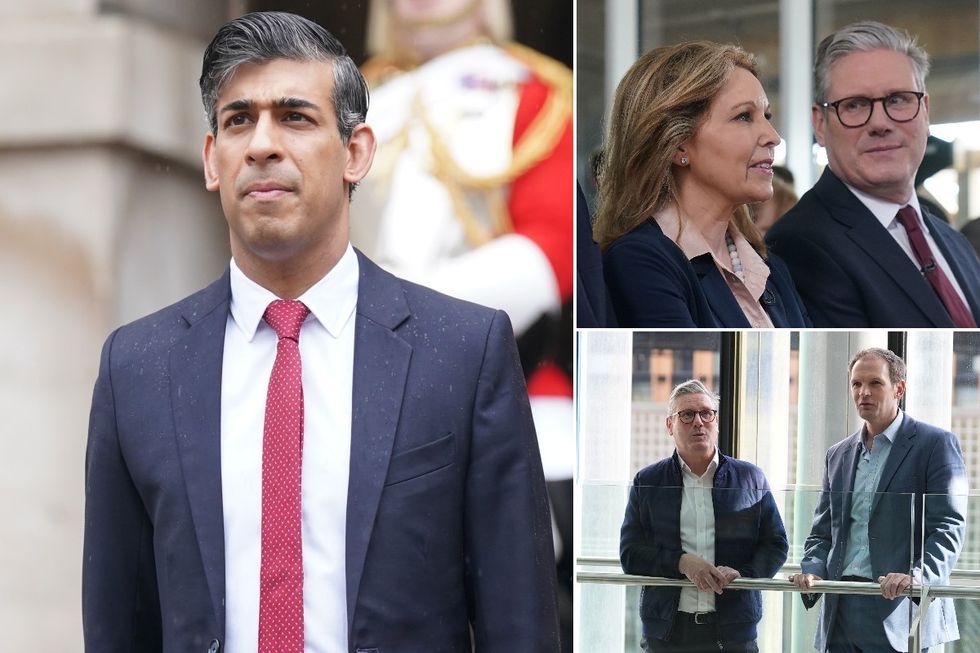 Rishi Sunak, Keir Starmer, Natalie Elphicke and Dan Poulter