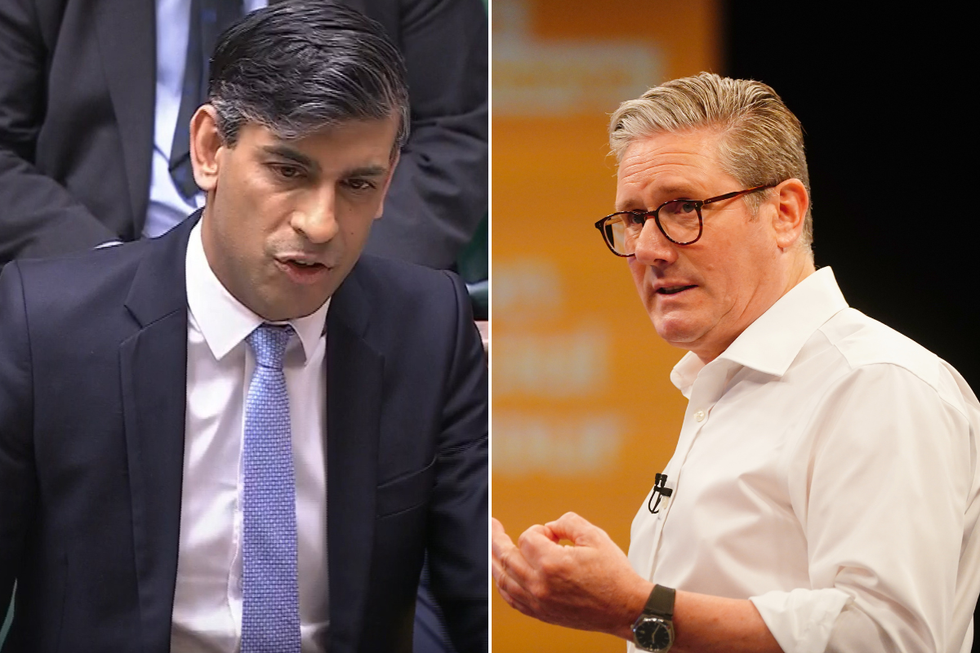 Rishi Sunak, Keir Starmer