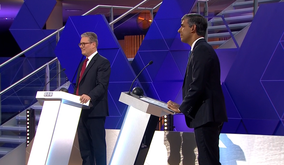 Rishi Sunak locks horns with Keir Starmer in final head-to-head before polling day