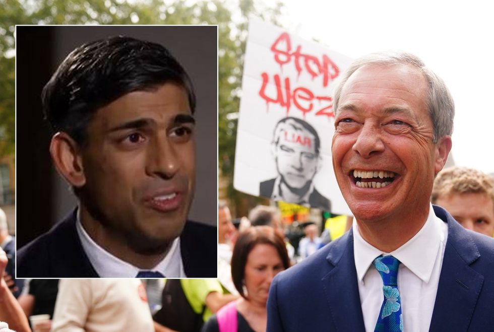 Rishi Sunak/Nigel Farage