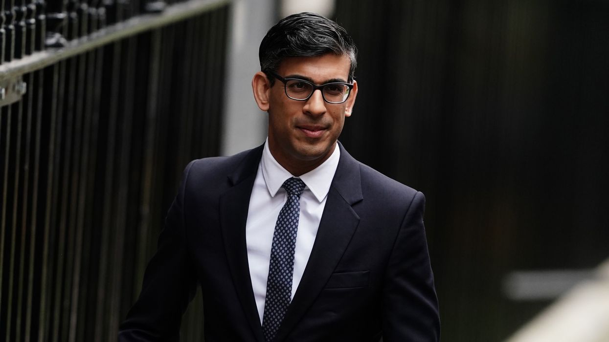Rishi Sunak outside No10