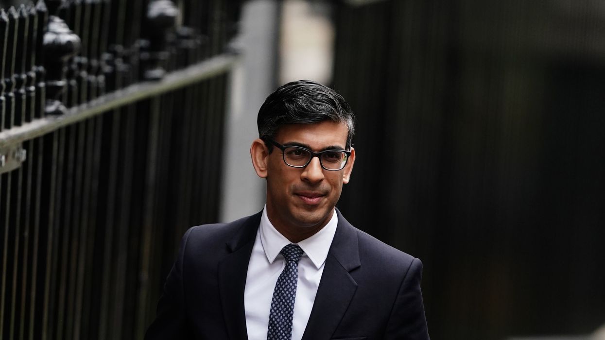 Rishi Sunak outside No10