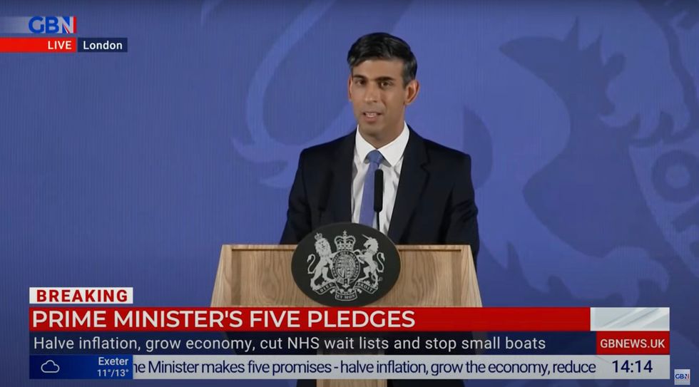 Rishi Sunak promised to focus on the 'people's priorities'