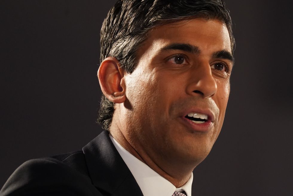 Rishi Sunak speaking at the All Nations Centre in Cardiff as part of his campaign to be leader of the Conservative Party and the next prime minister. Picture date: Wednesday August 3, 2022.