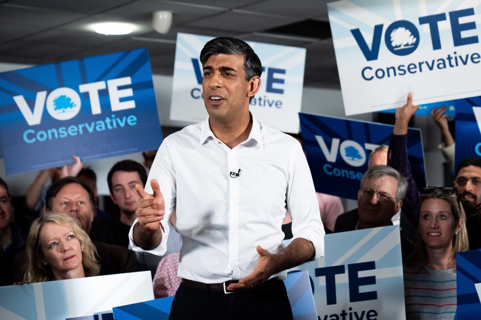 Rishi Sunak speaks at Conservative Party event ahead of General Election