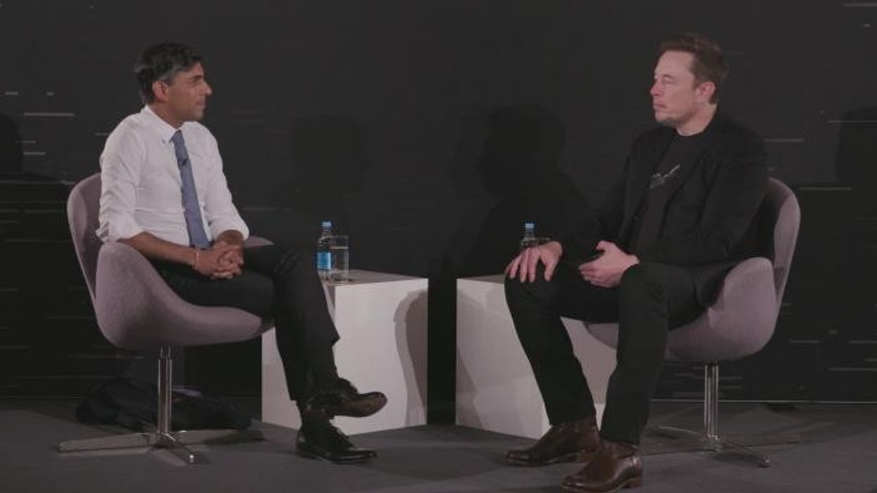 ‘They can chase you anywhere!’ Elon Musk issues chilling robot warning in AI talk with Rishi Sunak