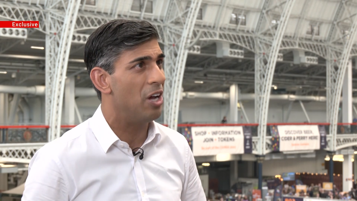 Rishi Sunak speaks to GB News