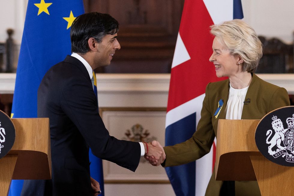 Rishi Sunak struck a deal with Ursula von der Leyen on the future of Northern Ireland trade