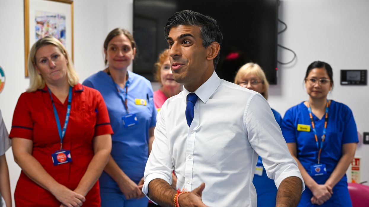 Rishi Sunak visits North Devon District Hospital