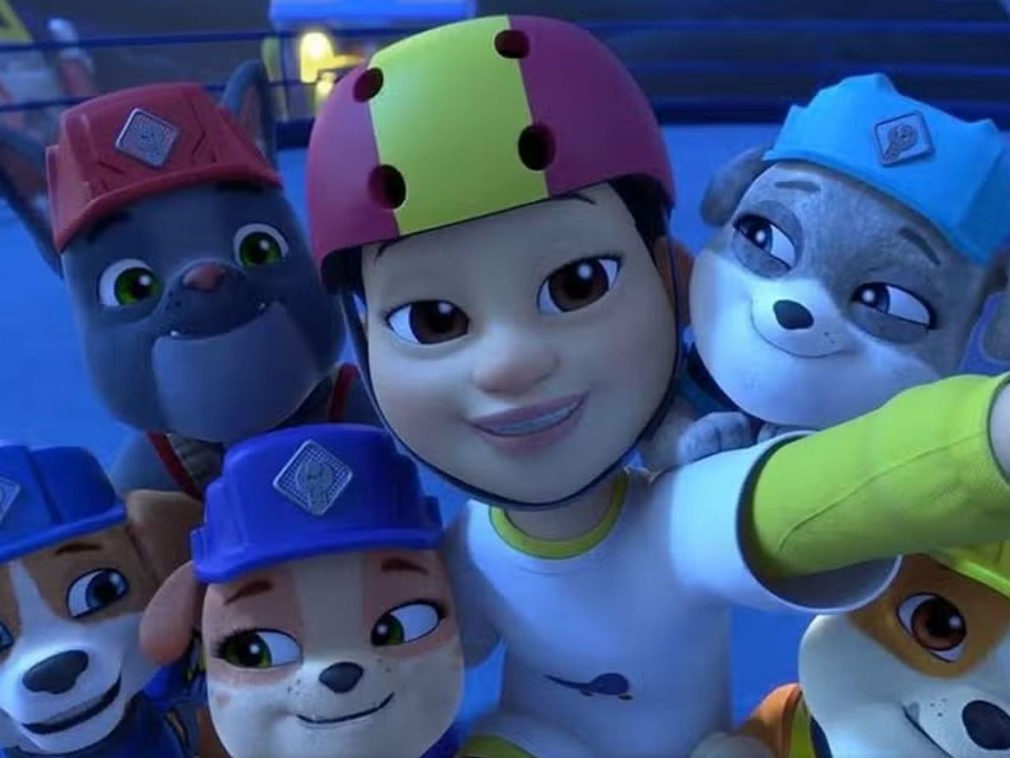 River in Rubble and Crew