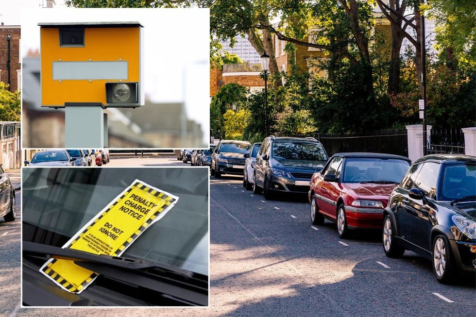 Road camera, penalty charge notice and a residential street