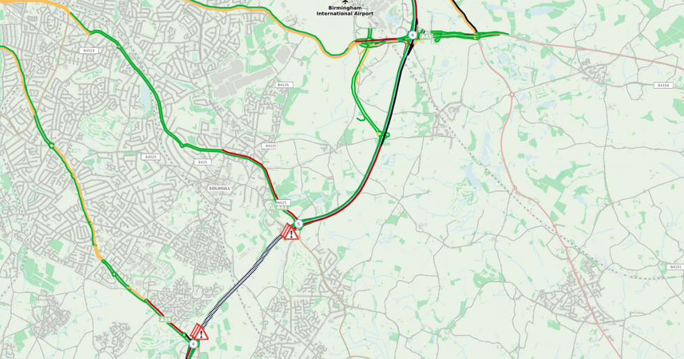 Road closure of M42