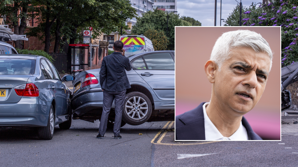 Road collision and Sadiq Khan