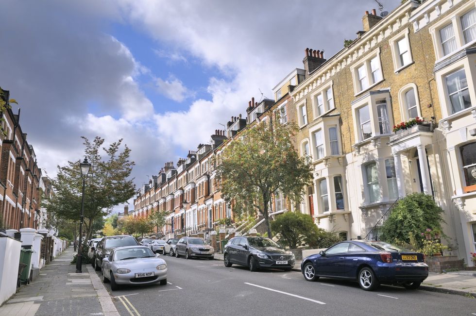 Road in Hampstead, London