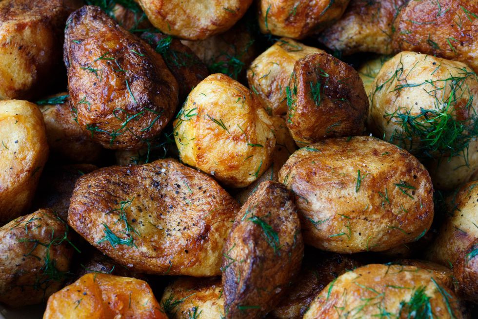 Roast potatoes