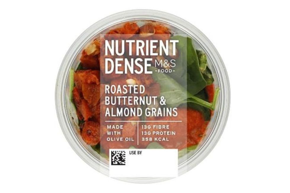 Roasted Butternut and Almond Grains