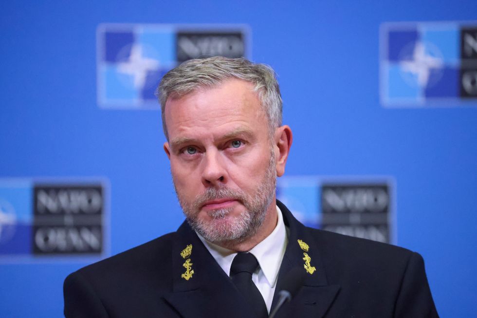 Rob Bauer says Nato is ready for 'direct confrontation' with Russia if the war escalates