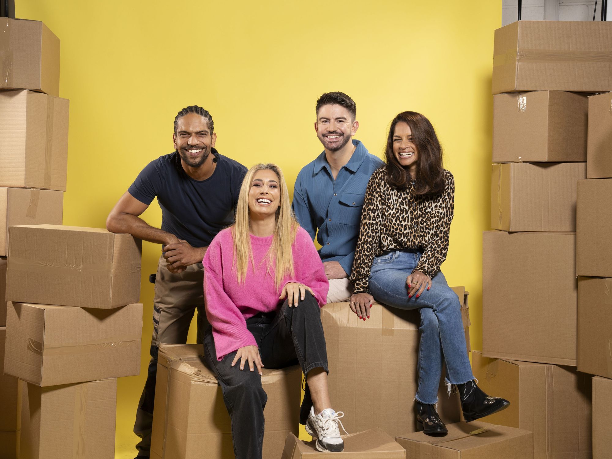 Rob Bent, Stacey Solomon, Iwan Carrington, Dilly Carter