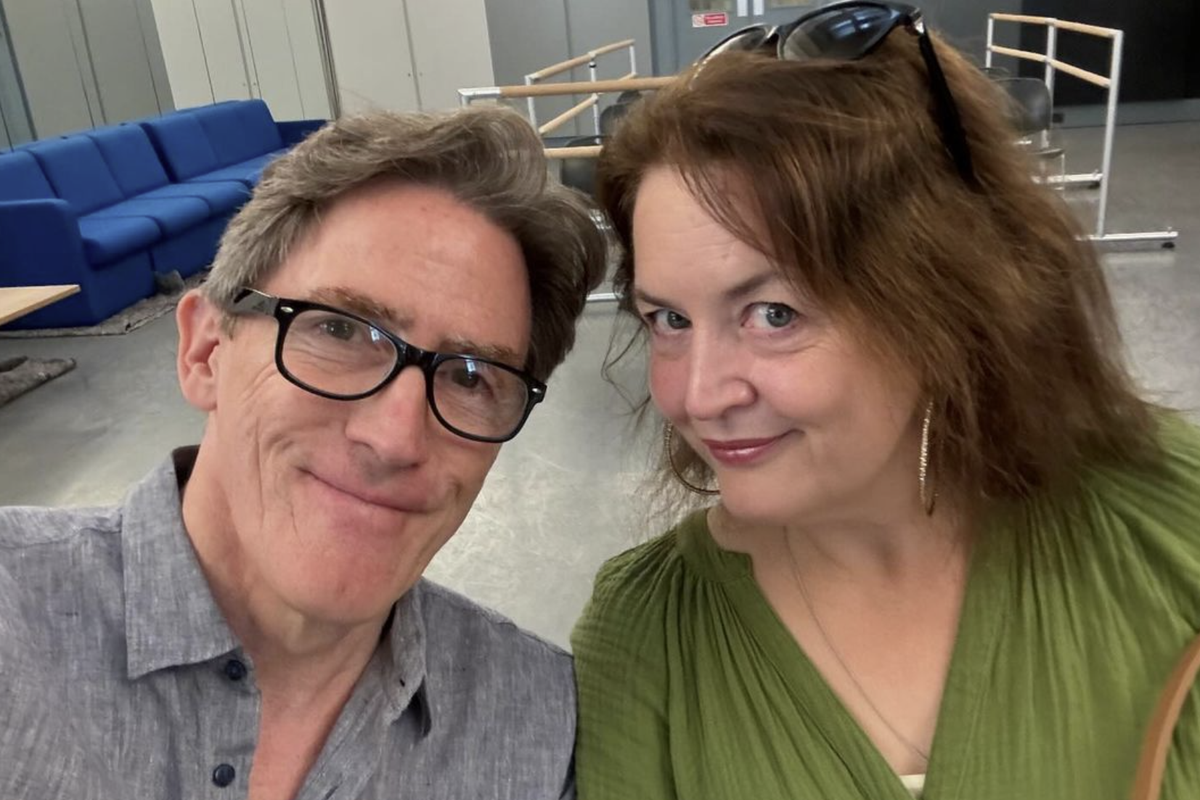 Rob Brydon and Ruth Jones