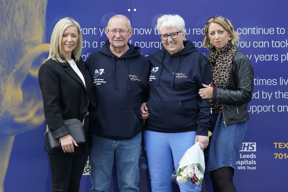 Rob Burrow's family were all at the ceremony