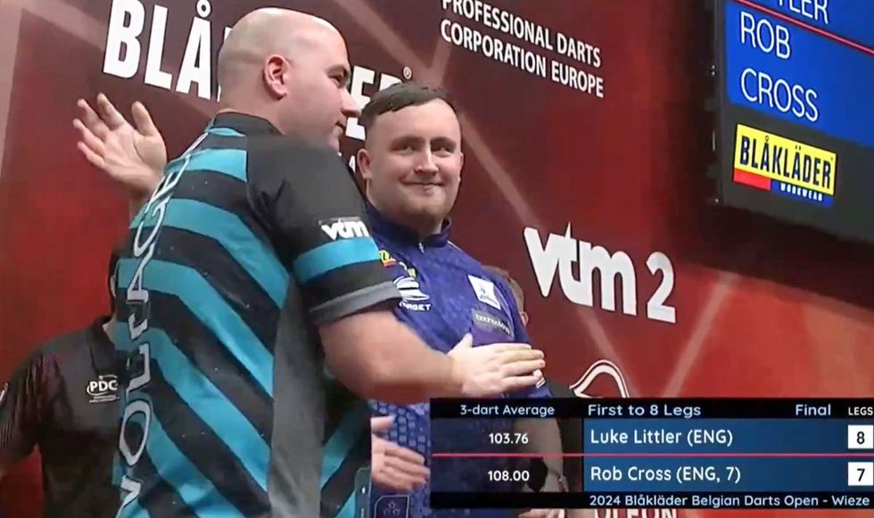 Rob Cross and Luke Littler