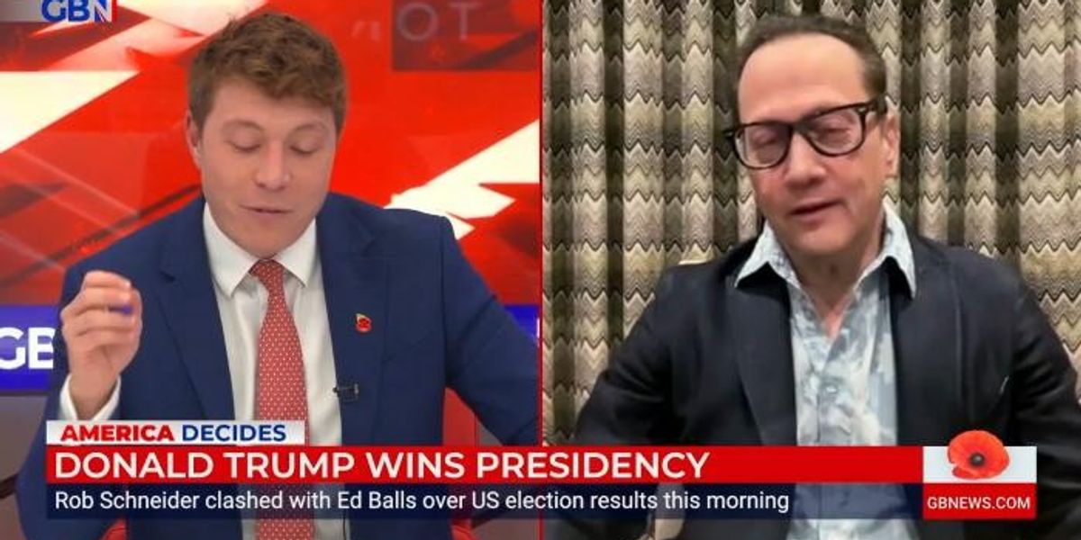 NextImg:WATCH: Rob Schneider warns free speech is on life support in Britain