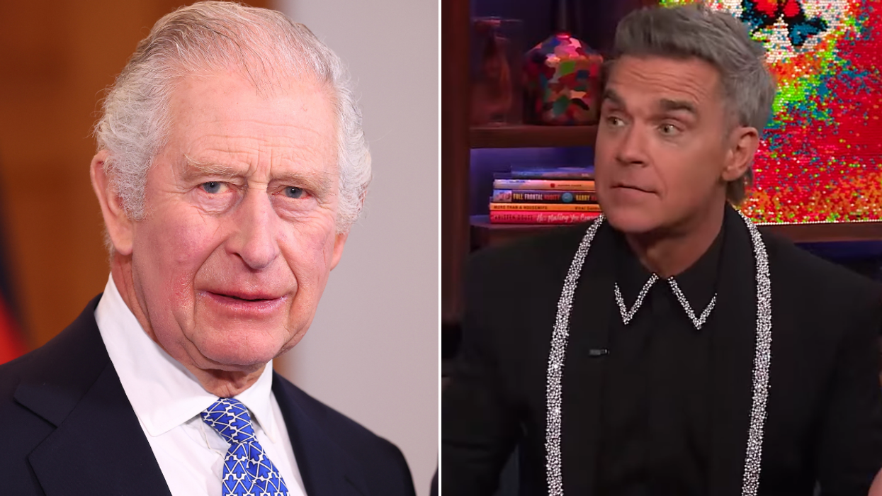 Robbie Williams and King Charles