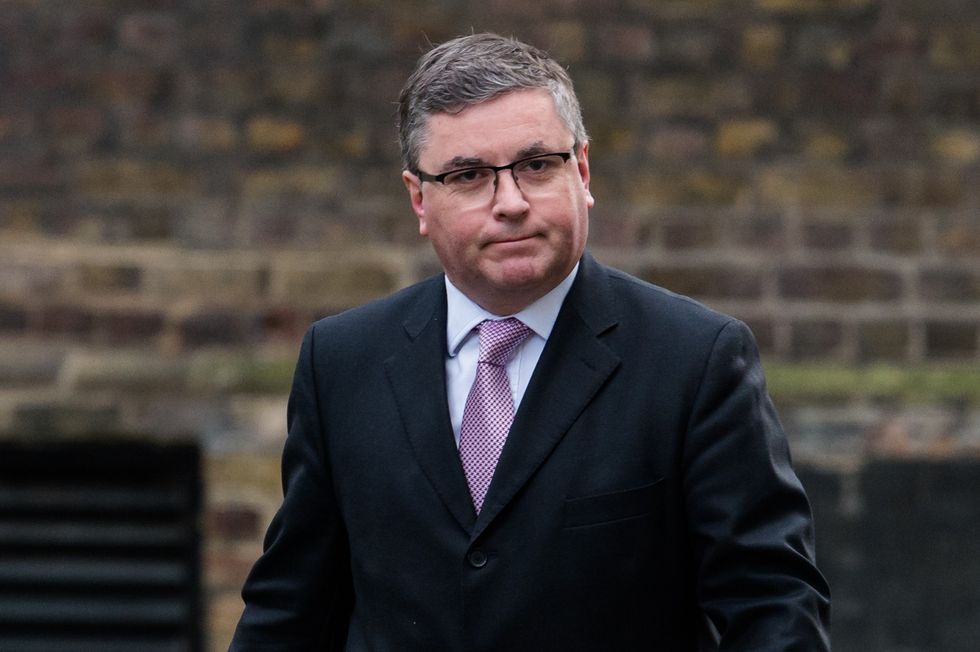 Robert Buckland arrives in Downing Street in central London to attend a Cabinet meeting
