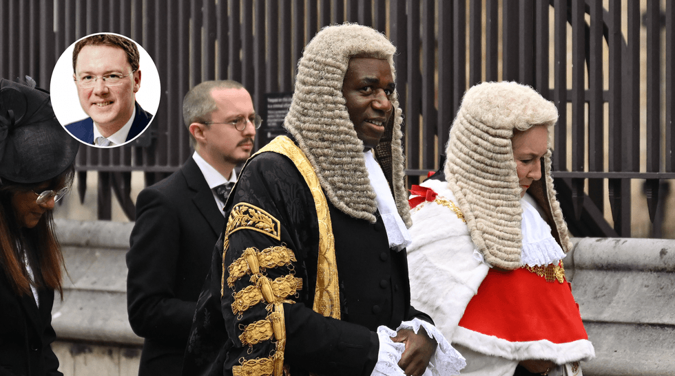 Robert Courts (left), David Lammy (right)