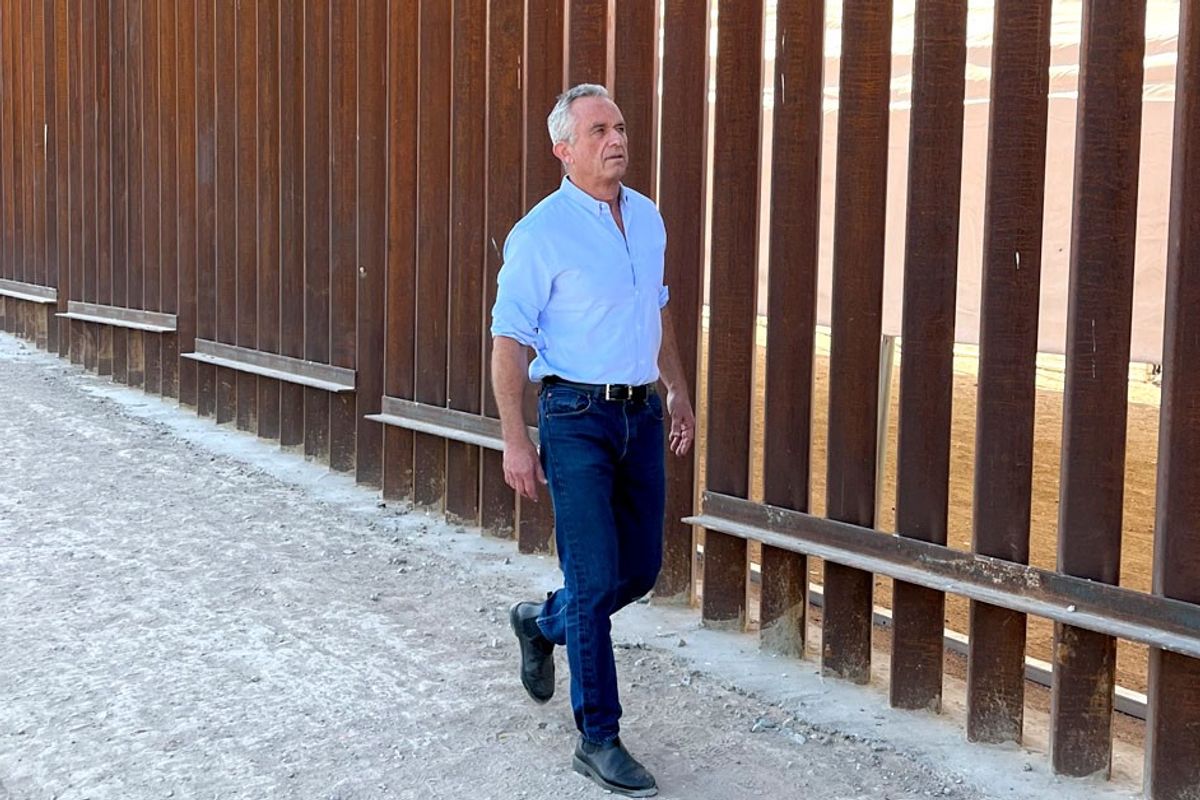 Robert F Kennedy Jr tells Americans he will 'make border impenetrable' as Texas sends MORE buses full of migrants